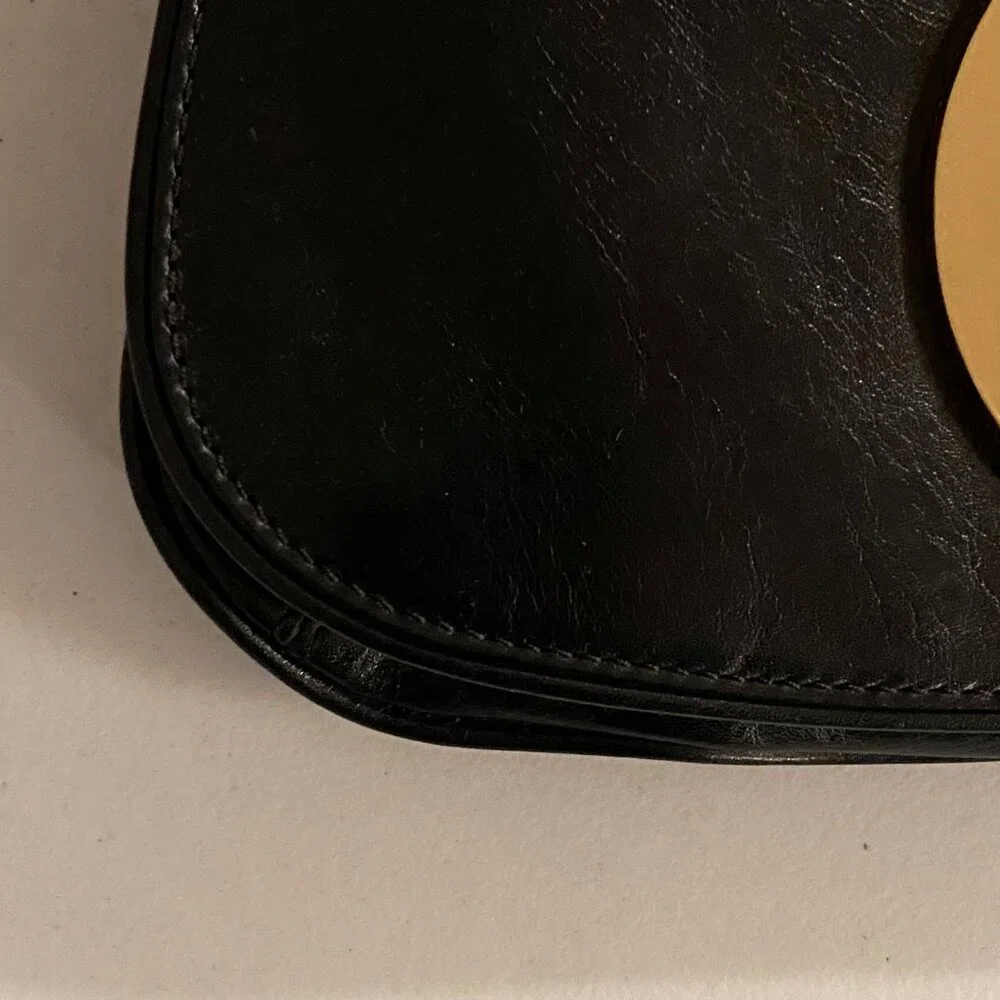 Tory Burch Black Logo Clutch Bag